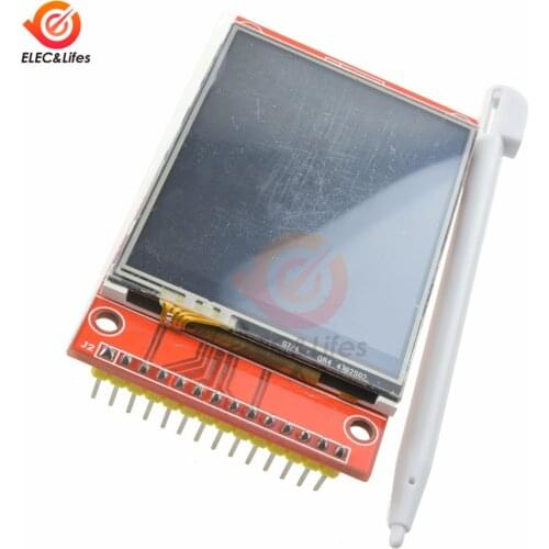 2.4 Inch 240X320 TFT LCD Touch Screen Shield SPI Interface for Arduino UNO R3 ILI9341 3.3V SPI Serial 2.4'' LED Display Panel