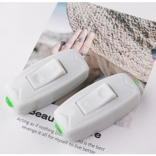 2 pcs Bedside pillow side flame-retardant switch button insulated fire-proof switch single-control high-quality model