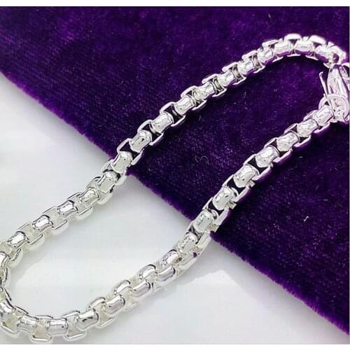 925 silver Ball bracelet Womens Fashion Jewelry gift