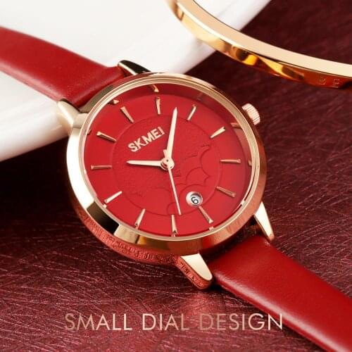 Ladies Dress Wrist Watch Fashion Casual Womens Watches Calendar Clock Top Brand SKMEI Girl Wristwatches Simple Design Hours