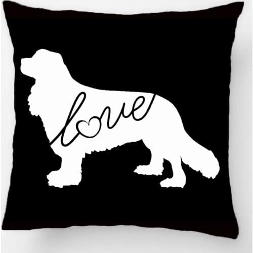 Cavalier King Charles Spaniel Throw Pillow Case Decorative Cushion Cover Pillowcase Customize Gift By LVSURE For Car Sofa Seat
