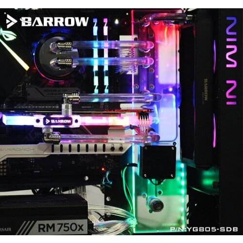 Barrow YG805-SDB, Waterway Boards For IN WIN 805 / 805C Case, for Intel CPU Water Block & Single GPU Building