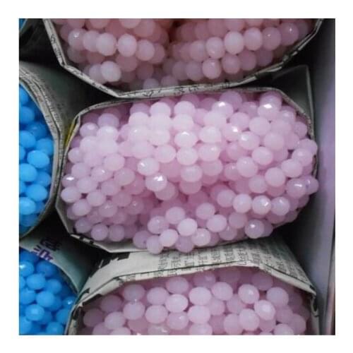 Color 10mm 20pcs Rondelle Austria faceted Crystal Glass Beads Loose Spacer Round Beads for Jewelry Making