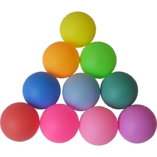 One Pack Colored Ping Pong Balls 40mm Entertainment Table Tennis Balls Mixed Colors for DIY Game and Activity