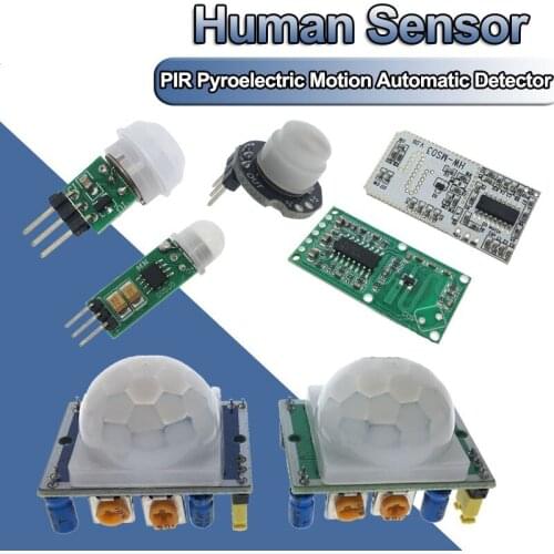 HC-SR505 HC-SR501 SR602 AM312 Adjust IR Pyroelectric Infrared PIR Motion Sensor Detector Module Bracket For Arduino Wholesale