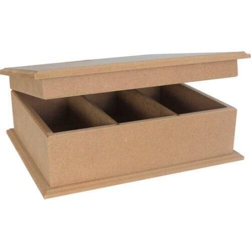 Three Compartment Box CODE: KU69 paintable decorative objects декоративные предметы под роспись