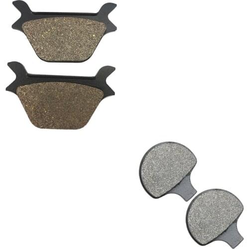 Brake Pill Pads Set for HARLEY Street FLSTF 1340 Fat Boy 1990 1991 1992 1993 1994 1995 1996 1997 1998 1999 Front Rear