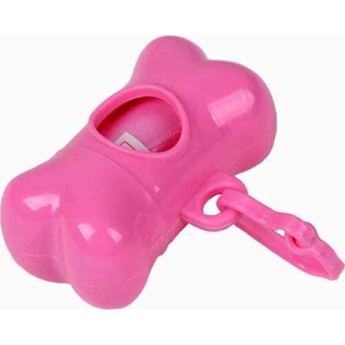 Bone-shaped Trash Box Send Trash Bag Environmental Protection Can Be Used With Toilet Cleaner Pet Supplies Drop Shipping