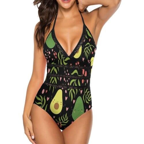 Avocado Swimsuit Whole Multicolor Swimwear Pool For Chubby High Quality 1-Piece Bathing Suit