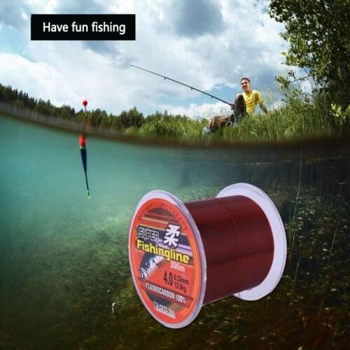 Fishing Line 300M High Weight Nylon Monofilament Leader Fly Line Super Strong Abrasion Resistance Wire For Freshwater Saltwater
