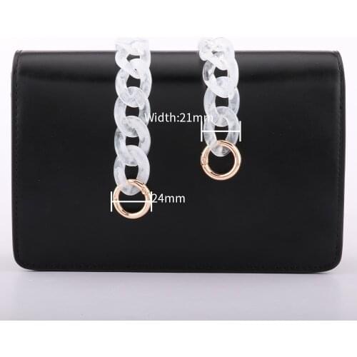 Matte Frosted Bag Chain Multi-color Acrylic Bag Strap Rope Lanyard Waist Chain Glasses Chain Resin Chain Replacement