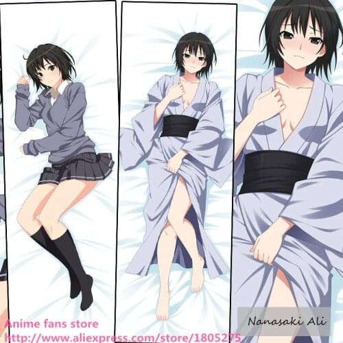 Cute Japanese Anime Amagami SS Nanasaki Ali Lovely Pillowcase Pillow Case Cover decorative Hugging Body Bedding