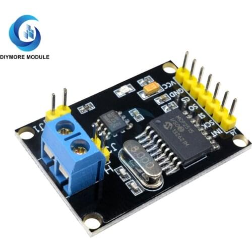 MCP2515 CAN Bus Driver Controller Module SPI Interface TJA1050 Receiver DC 5V For 51 MCU ARM Control