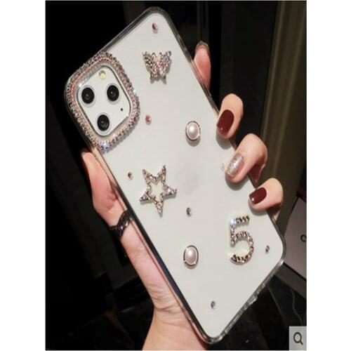 2021 New Arrivals Jewelled Rhinestone Shiny Diamond Phone Case For iPhone Huawei P40 P30 P20 Women Phone Case For P40 Pro Lite