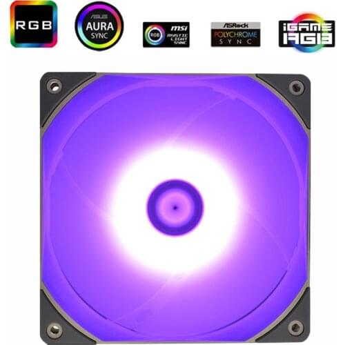 Thermalright TL-C12R-L 120mm Reverse wind direction fan 12V/4PIN RGB Computer Case CPU Cooling fan silence For MSI and AURA sync