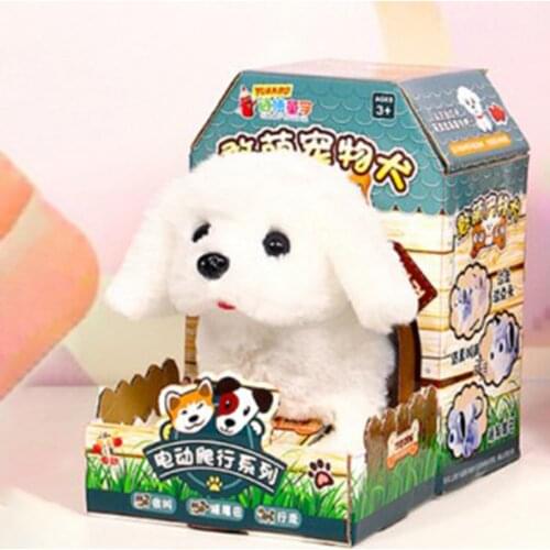 Plush Pets Doll Toy Cute Simulation Puppy Plush Toys Will Be Called Walking Smart Robot Dog toys For Kids