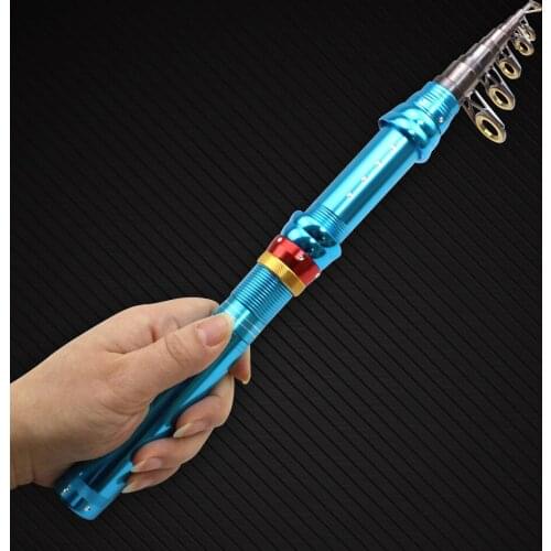 1.5m 1.8m 2.1m 2.4m 2.7m Quality Carbon Fiber Portable Mini Telescopic Ultra Light Fishing Rod Short Sea Rod Lure Rods