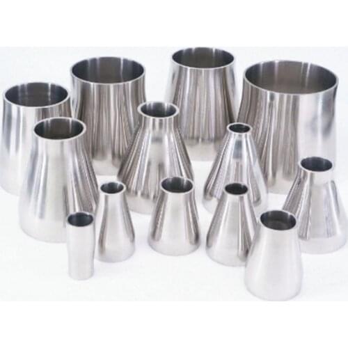 Size 19mm-57mm 304 Stainless Steel Sanitary Weld Concentic Reducing Pipe Fitting For Homebrew
