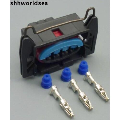 Worldgolden 5/30/100sets 3.5mm 3p pin car connector for Honda horn knock sensor