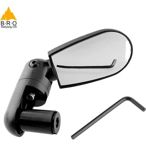 Mountain Bike Handlebar Rearview Mirror Cycling MTB Bike Bicycle Mirror Universal Adjustable Rear View Mirror Bicycle Accessory