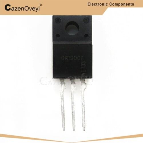 10pcs/lot 6R190C6 IPA60R190C6 TO220F In Stock