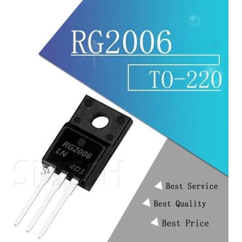 10pcs RG2006 TO-220F RG2006LN TO220 600V 20A new original