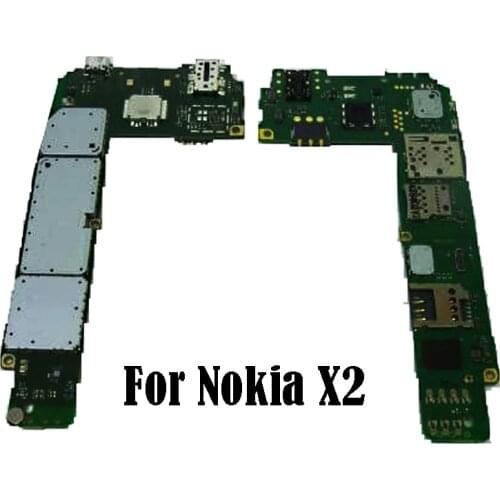 100% Original Motherboard For Nokia X2 mainboard unlocked Complete Circuit Board replacement plate by free shipping