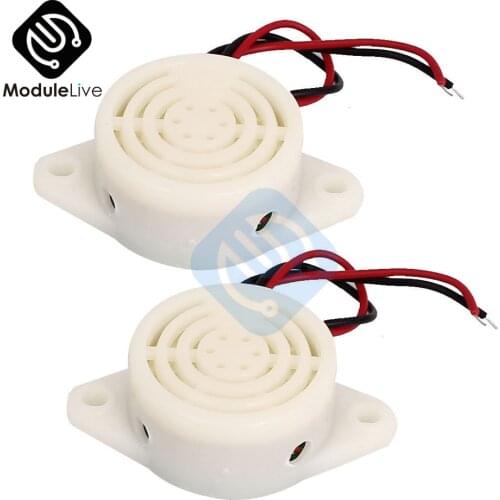 5Pcs SFM-27 DC 3-24V 90DB Intermittent Beep Alarm Electronic Buzzer Sounder Diy Buzzer Active Tools