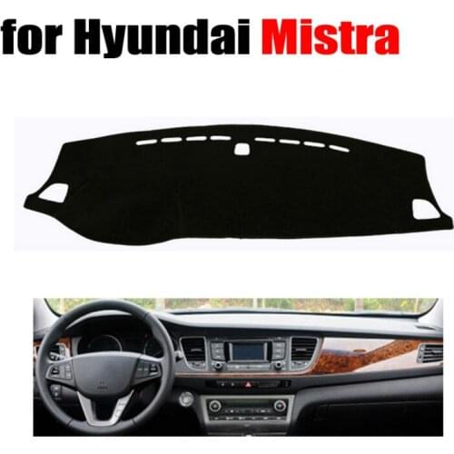RKAC Car dashboard covers mat for Hyundai Mistra all the years Left hand drive dashmat pad dash cover auto dashboard accessories