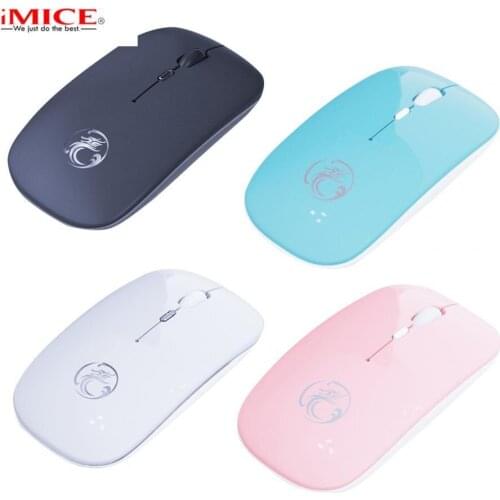 IMICE E-IMICE Wireless Mouse Bluetooth-compatible 1600 DPI Rechargeable Mouse Wireless Computer Silent Backlit Gaming Mouse