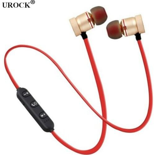 Wireless Bluetooth 4.1 Earphones Metal Magnetic Cordless Sport Headset Earbuds With Microphone Sounds like Stereo Bass