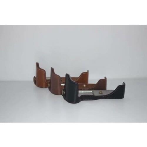 Camera case Bag Leather Half Body Set Cover for canon M50 EOSM50 Digital SLR eos M50 Camera