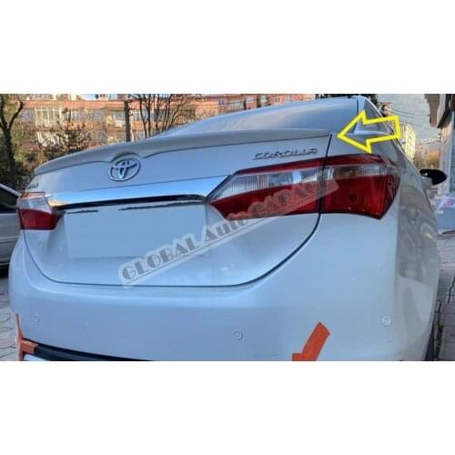 For Toyota Corolla 2012-2019 Spoiler Wing Auto Accessory Universal Spoilers Car Antenna Car Styling Diffüser Flaps Splitter