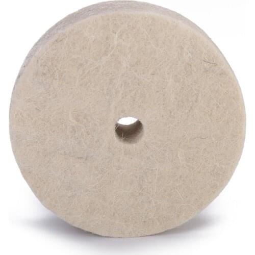 3'' inch 10mm x 80mm x 22mm Felt Polishing Wheel Felt Wool Buffing Pad