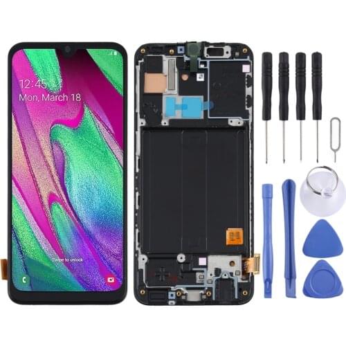 IPartsBuy for Samsung Galaxy A40 SM-A405F TFT Material LCD Screen and Digitizer Full Assembly with Frame