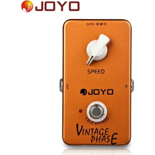 JOYO Vintage Phaser guitar effect pedal phaser guitar effect stompbox sounds of the 70s Van Halen wide space effect true bypass