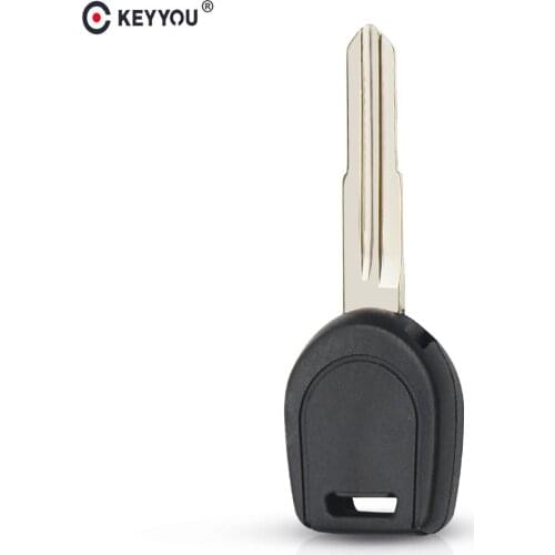 KEYYOU Transponder Key Shell Fob Case For Mitsubishi Colt Outlander Mirage Pajero Remote Car Blank Key Right Blade No Chip