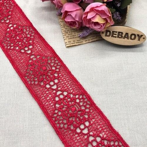 High-quality 4.5cm Lace Clothing Accessories DIY Water Soluble Lace Polyester HOT SALE