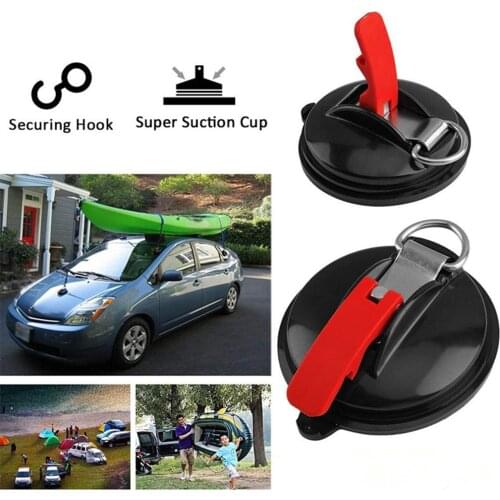 Multifunction Car Tent Suction Cup Camping Side Awning Anchor Portable Mount Tent Sucker For Outdoor With 2pcs Hooks