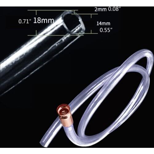 Water Oil Transfer Copper Pump Petrol Liquid Manual Pump Syphon Fuel Saver Pump 77HF