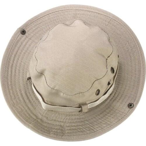 New Unisex Bucket Hat Boonie Hunting Fishing Outdoor Wide Cap Brim Military Canvas 2020 Fashion Summer Men Womens Hats 10Jan 17