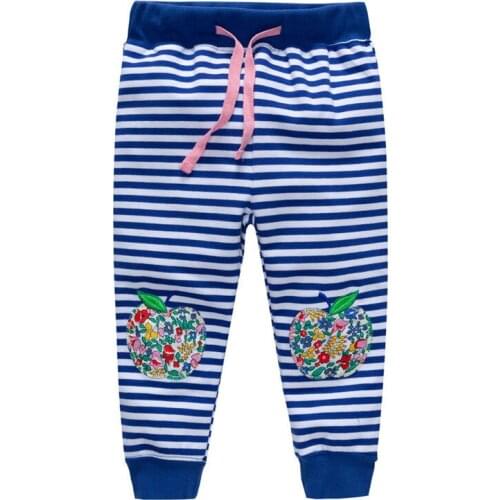 Funnygame New 2021 Cartoon Childrens Long Pants Cotton Cute Boys Girls Sweatpants for Autumn Spring Kids Trousers Pants