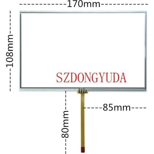 New Touchpad 7.4 Inch 4-Line 170*108 For XWT1702 XWT 1702 Touch Screen Digitizer Glass 170mm*108mm
