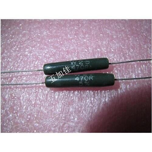 Original new 100% W23 470R 10W 5% advanced enamel resistor 7*37MM (Inductor)