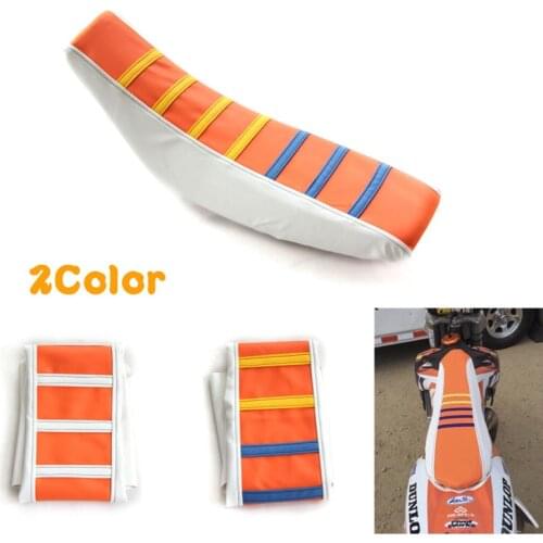 Ner Motorcycle Rubber Striped Soft-Grip Gripper Soft Seat Cover For KTM SX XC EXC XC-W SX-F 85 105 125 150 200 250 300 350 450