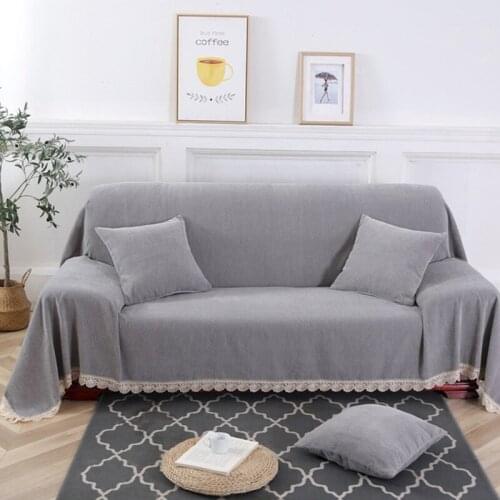 Rushed Limited Chenille Fabric Sofa Covers For Living Room L Shaped Couch Cover Full Blanket On The Seasons Towel Bed Universal