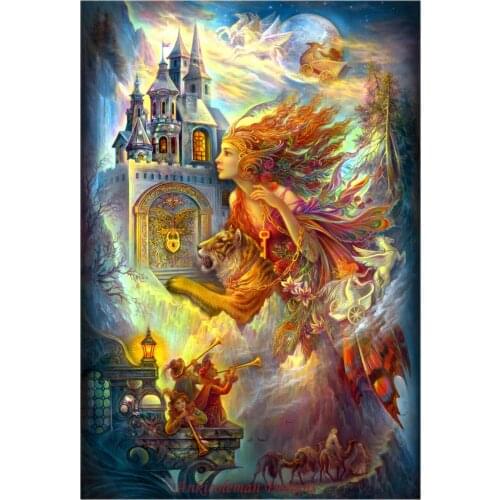 Needlework for embroidery DIY French DMC High Quality - Counted Cross Stitch Kits 14 ct Oil painting - Fairy Key