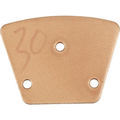 Trapezoid Diamond Concrete Grinding Disc Pad for Grinder Grit 30(3 Holes 2 Straight Teeth)