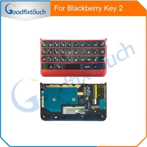 In Stock Red Keypad For BlackBerry Keytwo Keyboard Button With Flex Cable For BlackBerry Key 2 Keypad Replacement Part Key2