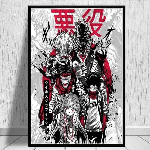 Embroidery 5D Diamond Cross Stitch My Hero Academia Painting Home Decor Japanese Cartoon Role Full Square Drill Picture Wall Art